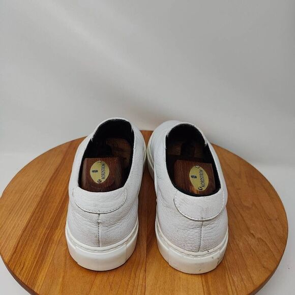 M. Gemi Stile Pull On Sneakers- Mens- Size 40- White- Slip On- Casual Shoes - Picture 4 of 12